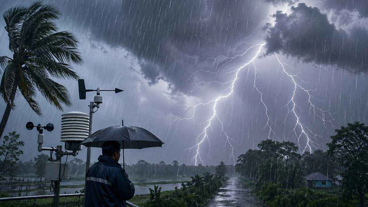 দেশের ১৩ অঞ্চলে বজ্রসহ বৃষ্টির সম্ভাবনা, নদীবন্দরগুলোকে ১ নম্বর সতর্ক সংকেত